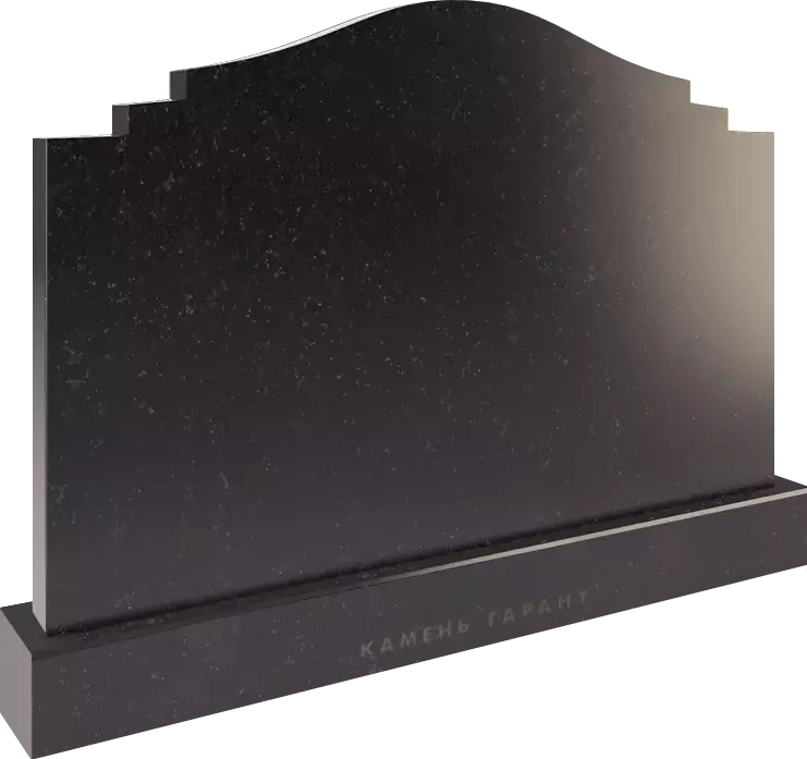 Памятник из чёрного гранита Рукопись 2 - фото 3