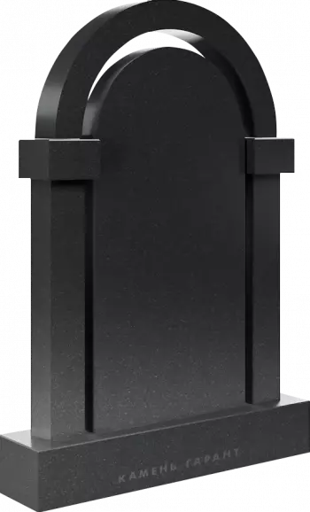Памятник из чёрного гранита Арка - фото 2