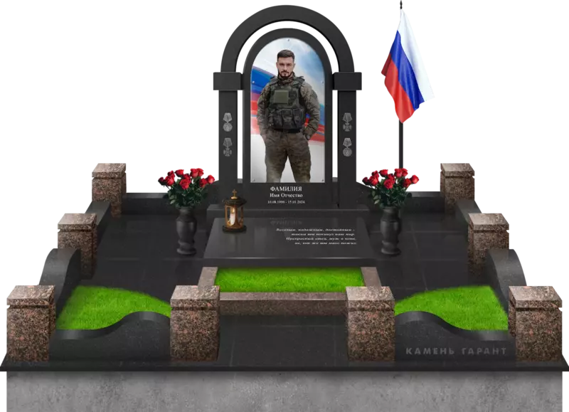 Памятник «Арка» из гранита - фото 7