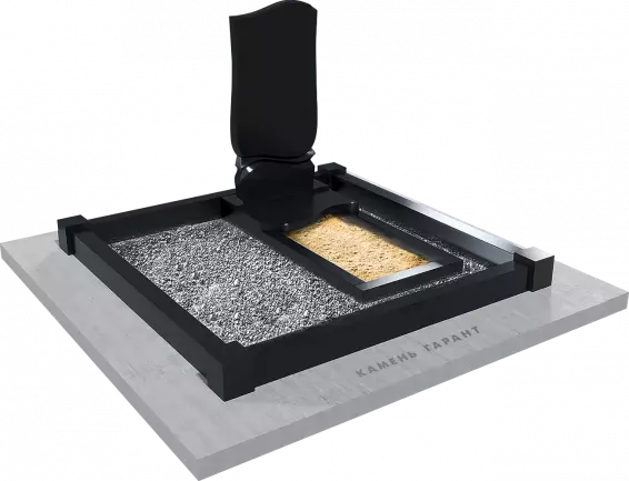 Мемориальный комплекс с поребриком - фото 2