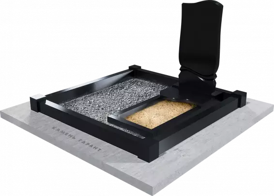 Мемориальный комплекс с поребриком - фото 3