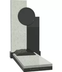 Памятник со строгим геометрическим дизайном и четкими линиями
