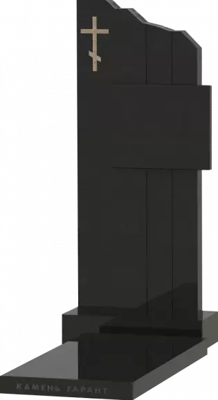 Памятник из чёрного гранита Эльбрус