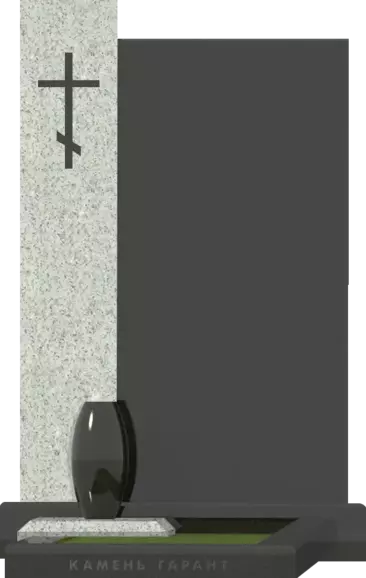 Памятник из гранита Память 8. Ваза входит в комплект