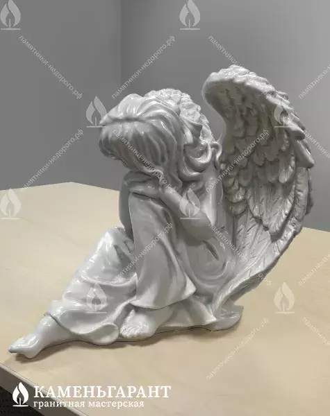 Скульптура Скорбящая ПВ-022, высота 23 см - фото 3