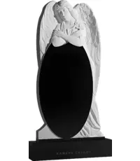 Безропотный Ангел - вертикальное резное надгробие 