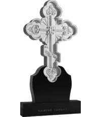 Ажурный крест - резной вертикальный памятник