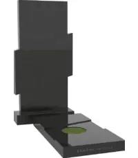 Вертикальный грациозный памятник на могилу из гранита