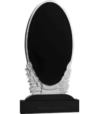 Отражение - вертикальный резной памятник