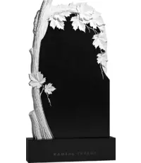 Широколистый клен - вертикальный резной памятник