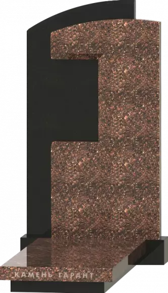 Памятник из чёрного гранита Верность