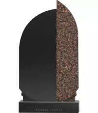 Вертикальный комбинированный памятник 