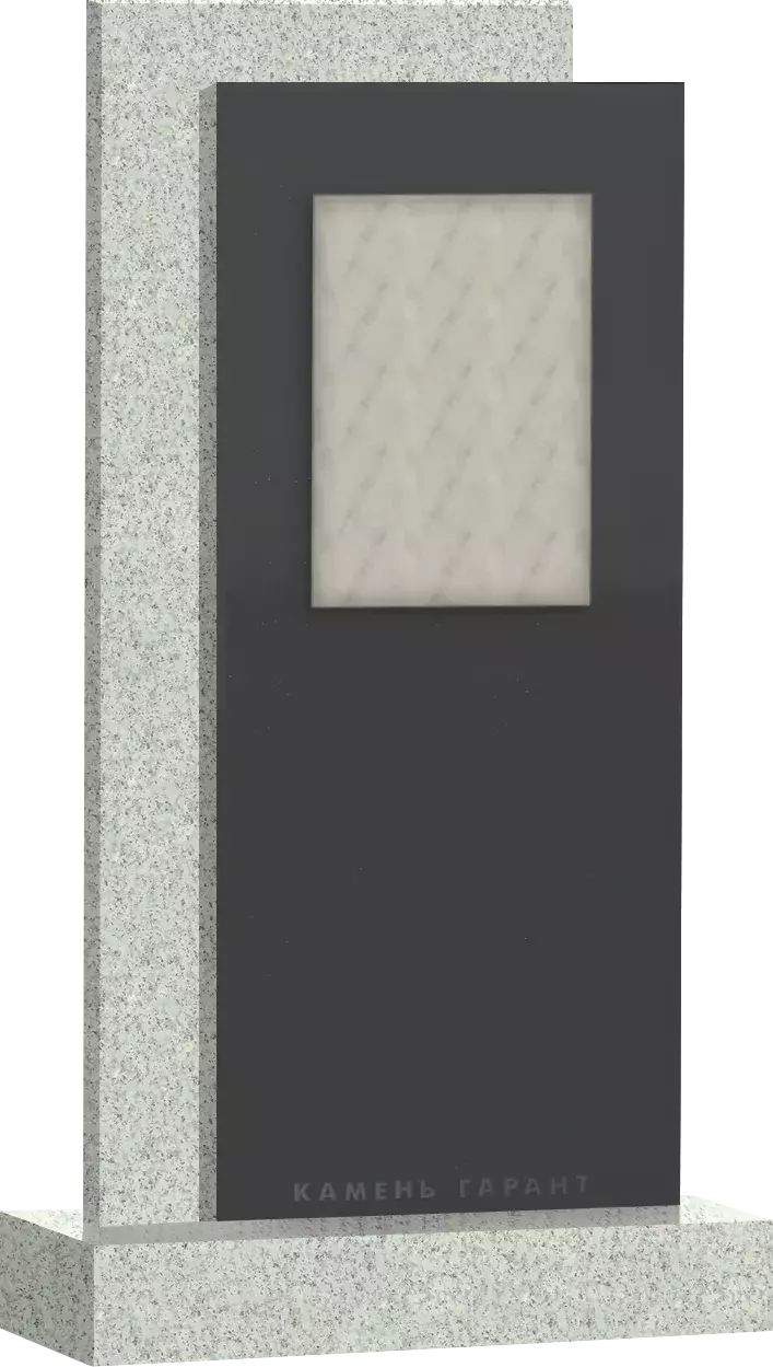 Памятник из черного гранита Формула