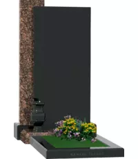 Вертикальный комбинированный памятник 