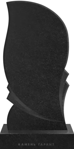 Памятник из черного гранита Лирика