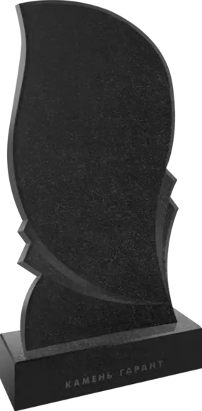 Памятник из черного гранита Лирика - фото 2