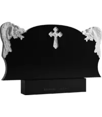 Сон ангелов - резной горизонтальный памятник