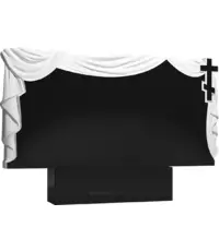 Занавес - резной горизонтальный памятник