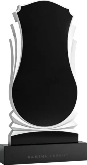 Памятник из чёрного гранита Вдохновение