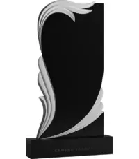 Сияние - вертикальный резной памятник