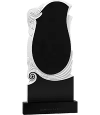 Муза - резной вертикальный памятник