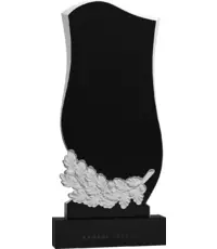 Дубовая ветвь - резной вертикальный памятник