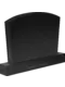 Памятник из чёрного гранита Трапеция горизонтальный - миниатюра 2