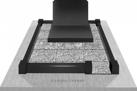 Мемориальный комплекс с мощением плиткой возрождение