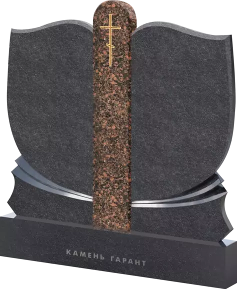 Памятник из гранита Крылья бабочки - фото 2