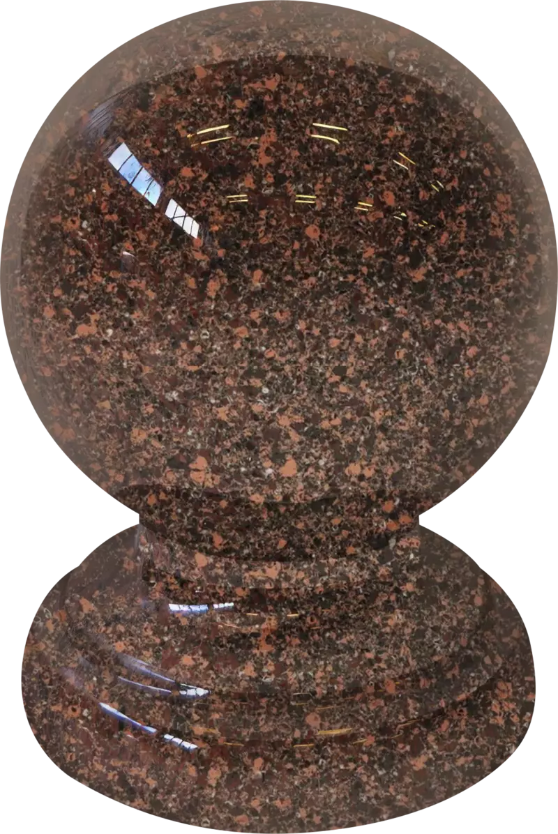 Шар из гранита Дымовский