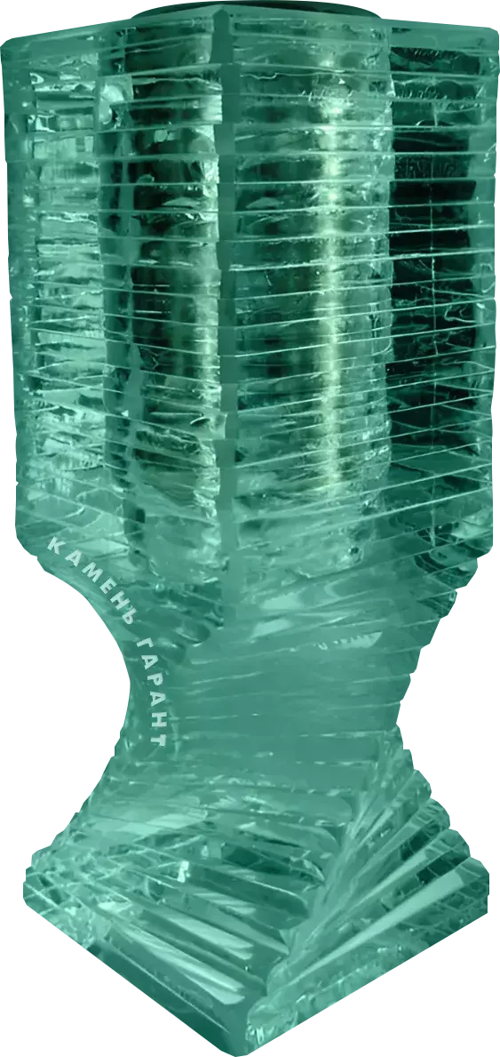 Ваза Винт, стекло неосветленное