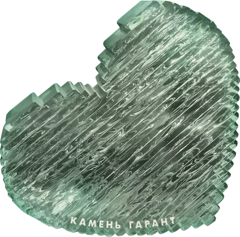 Сердце, стекло неосветленное