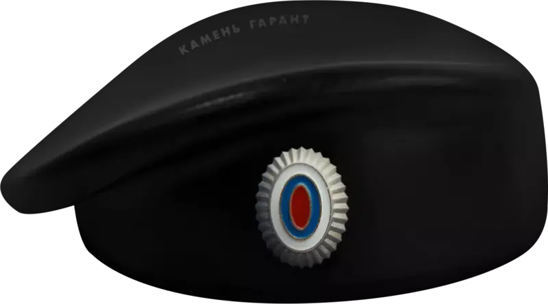 Берет мраморный крашенный №3