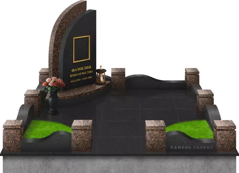 Памятник из гранита Паруса 2 - фото 3