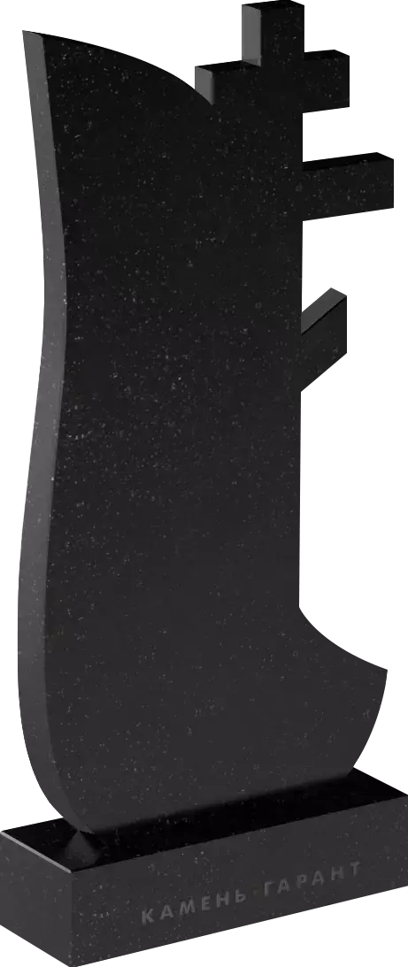 Памятник из чёрного гранита Надежда - фото 3
