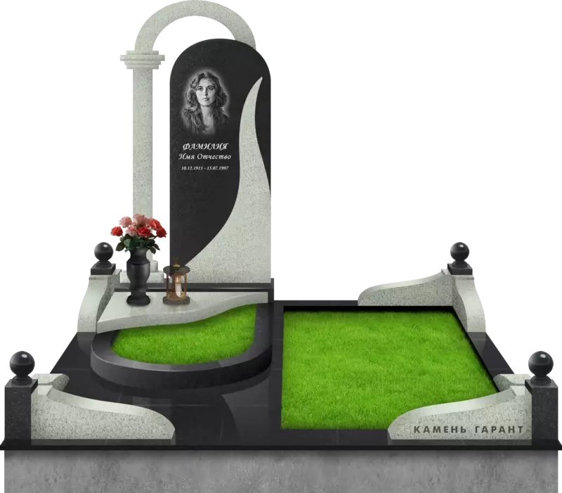 Памятник из гранита Светлая дорога - фото 2