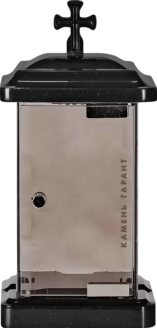 Лампада квадратная из полимергранита со стеклом, 25 см - фото 11