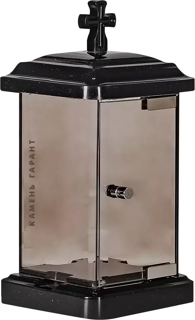 Лампада квадратная из полимергранита со стеклом, 25 см - фото 12