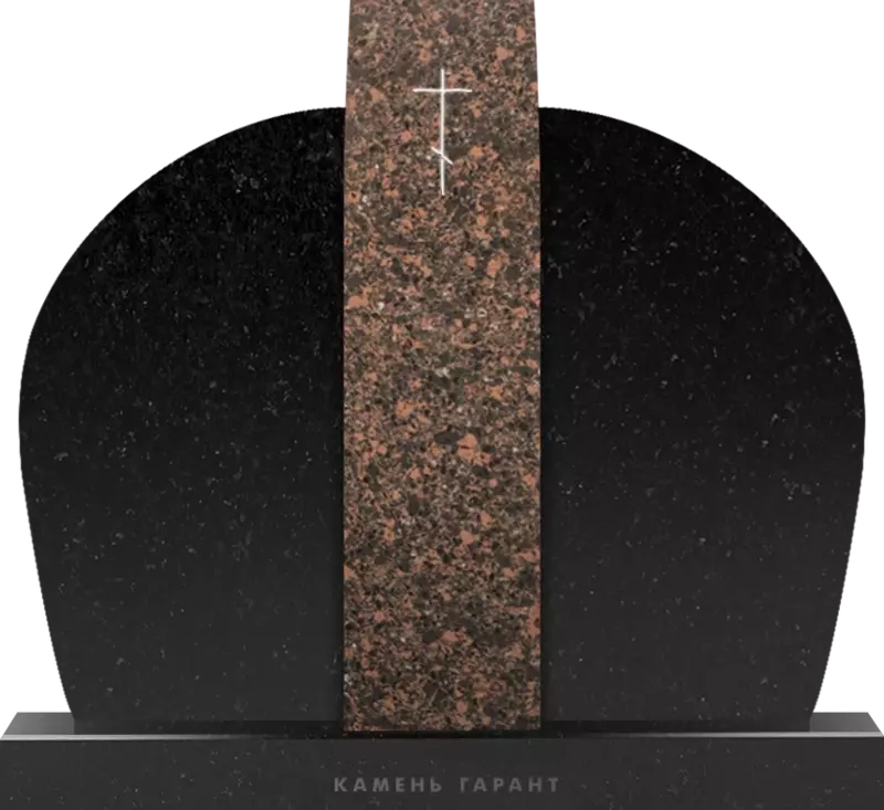 Памятник из гранита Две половины одной души