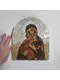 Икона Владимирская, мозаика из витражного стекла