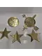 Военная символика, нержавеющая сталь с ионно-плазменным напылением титана в золотом цвете