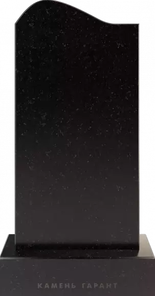 Памятник из чёрного гранита Волна