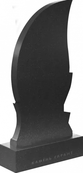 Памятник из чёрного гранита Пламя - фото 3