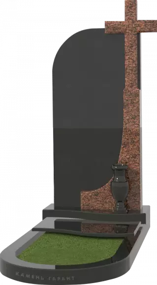 Памятник из чёрного гранита Судьба 4 - фото 2