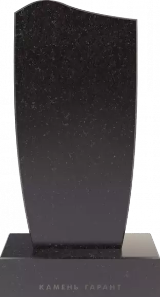 Памятник из чёрного гранита Конус