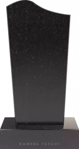 Памятник из чёрного гранита Трапеция