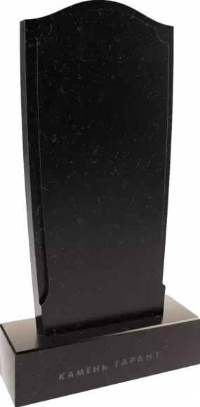 Памятник из чёрного гранита Конус 2 - фото 2