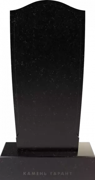 Памятник из чёрного гранита Конус 2
