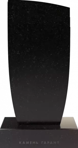 Памятник из чёрного гранита Конус 3