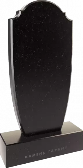 Памятник из чёрного гранита Конус 4 - фото 2